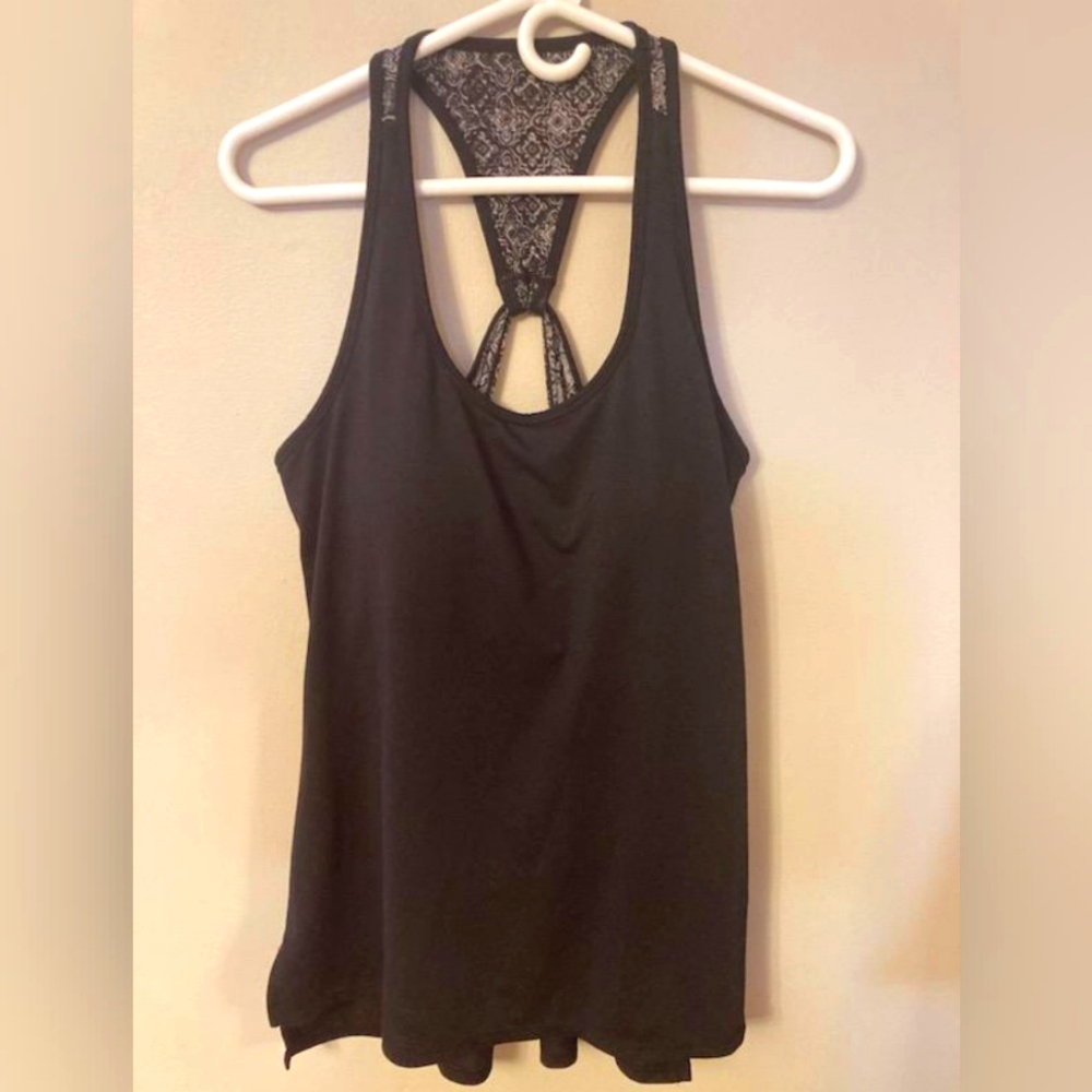 Womens GAIAM Flowy Blank Tank Sz Large